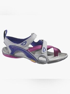 Merrell Women's Gray, Purple & Pink Active Sandal